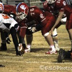 Joe setting up the CCHS Offensive Line